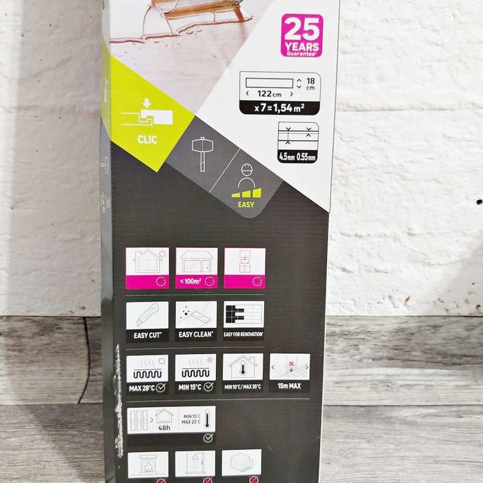 Panele białe laminowane Swiss Krono PLATAN Polonaise D 4525 i Winylowe