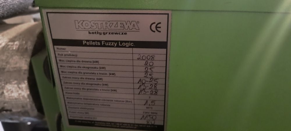 Podajnik ślimakowy do Kostrzewa Fuzzy Logic 25 kw