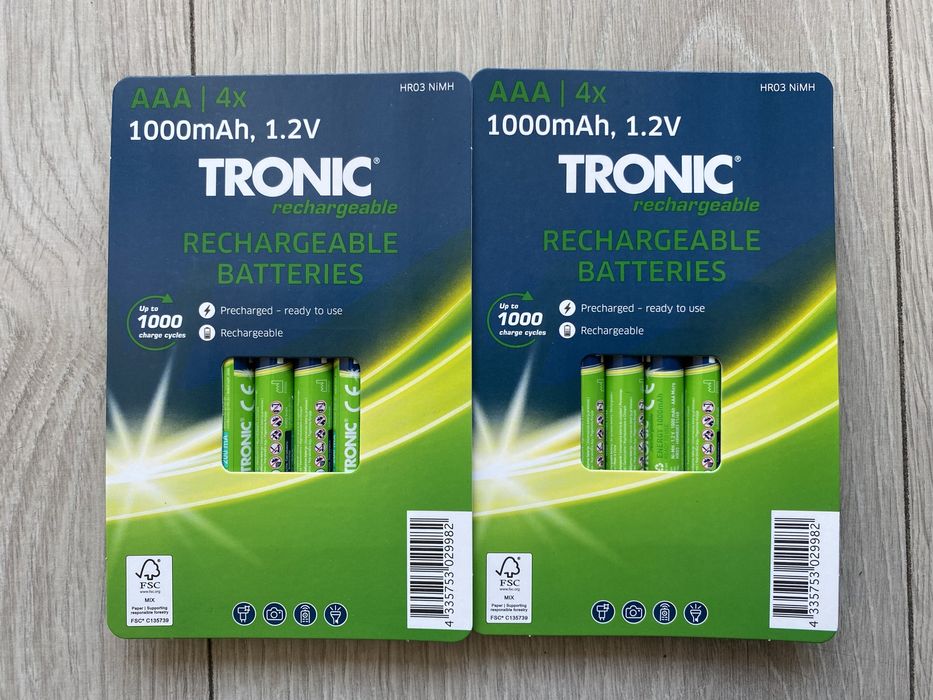 8x Nowe Akumulatorki AAA R3 TRONIC 1,2V Okazja