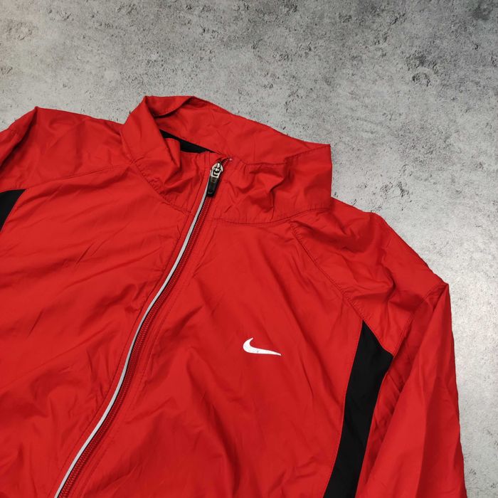 MĘSKA Kurtka Lekka Wiatrówka Rozpinana Bluza Nike Dri-Fit Siateczka