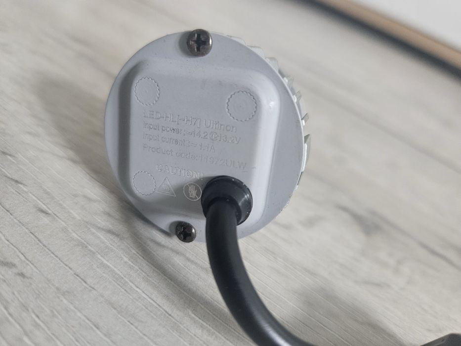 Żarówki LED samochodowe H7 PHILIPS ULTINON + Adapter