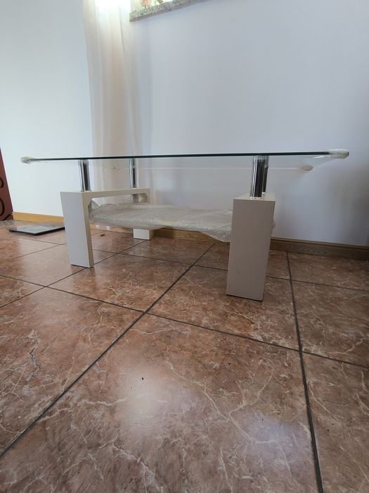 Mesa de sala de sala de vidro