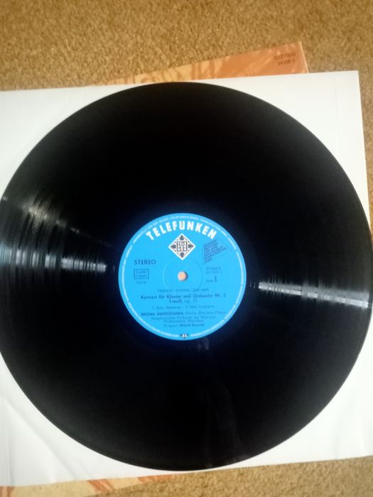 Виниловая пластинка Frederik Choopin концерт для фортепьяно с оркестро