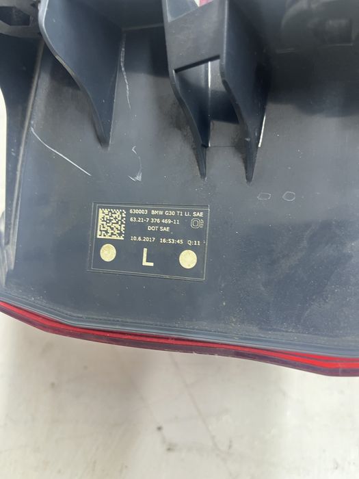 Задні ліхтарі BMW 5 G30