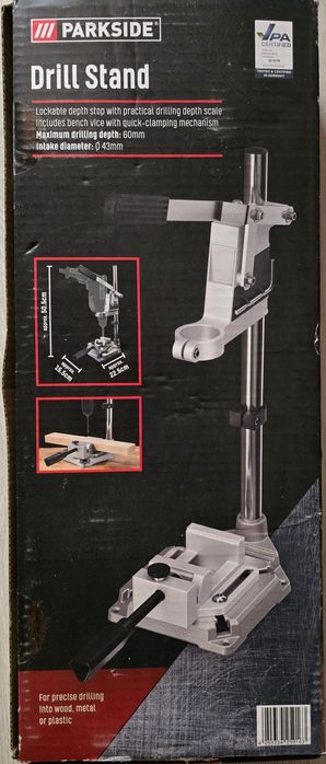 Stojak do wiertarki z imadłem Parkside