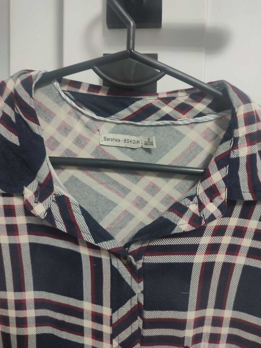 koszula w kratkę bershka