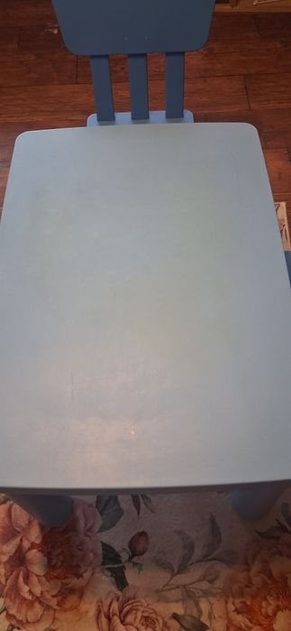Stolik i 2 krzesełka Mammut Ikea