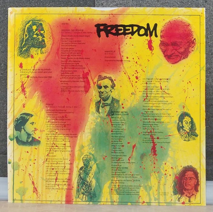 SANTANA - FREEDOM . 1987r. EX. Płyta winylowa.