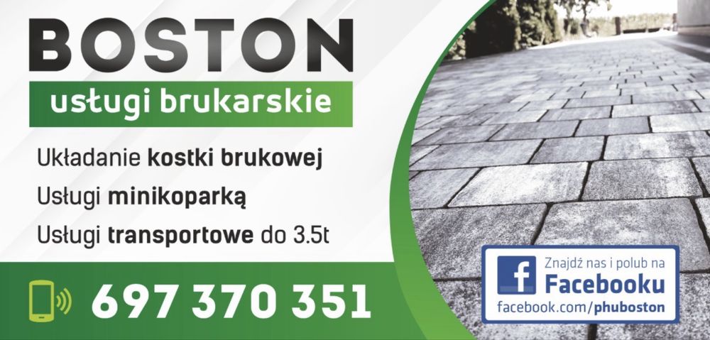 Usługi brukarskie usługi transportowe  brukarstwo usługi minikoparką
