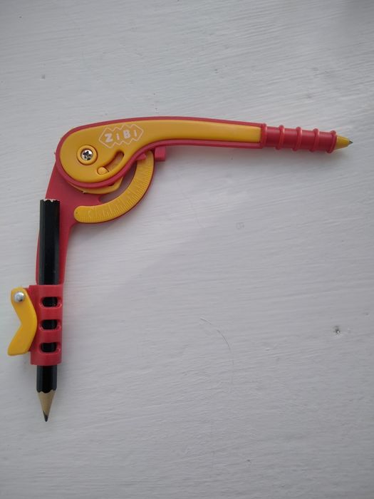 Циркуль ZiBi червоно-жовтогарячого кольору