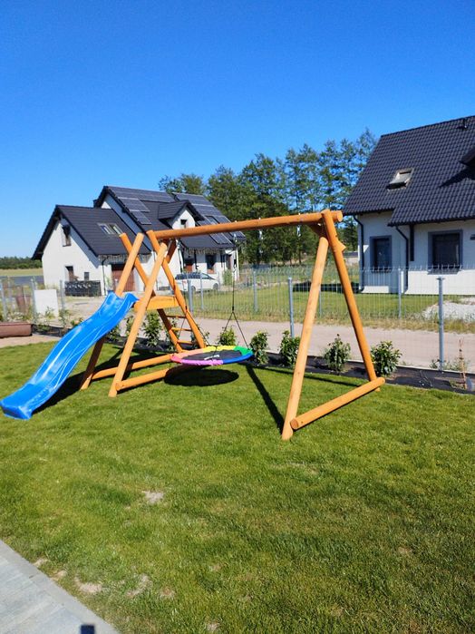 Plac zabaw, Wspinaczka dla dzieci , Huśtawka ogrodowa