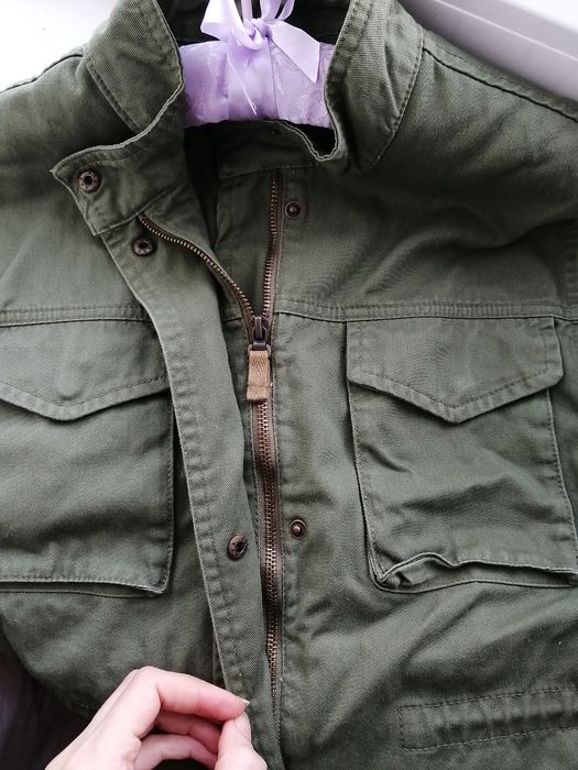 Жилетка Pull and Bear жіноча, розмір S, хакі, з кишенями, мілітарі