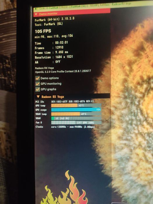 Игровой ПК в  хорошем состоянии i5 8400 6/6  Vega 64 8gb  16ddr4
