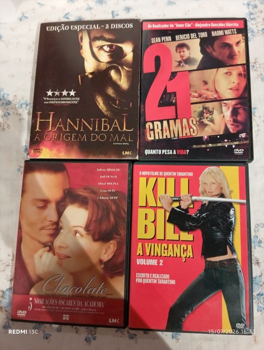 DVD diversos  em bom estado