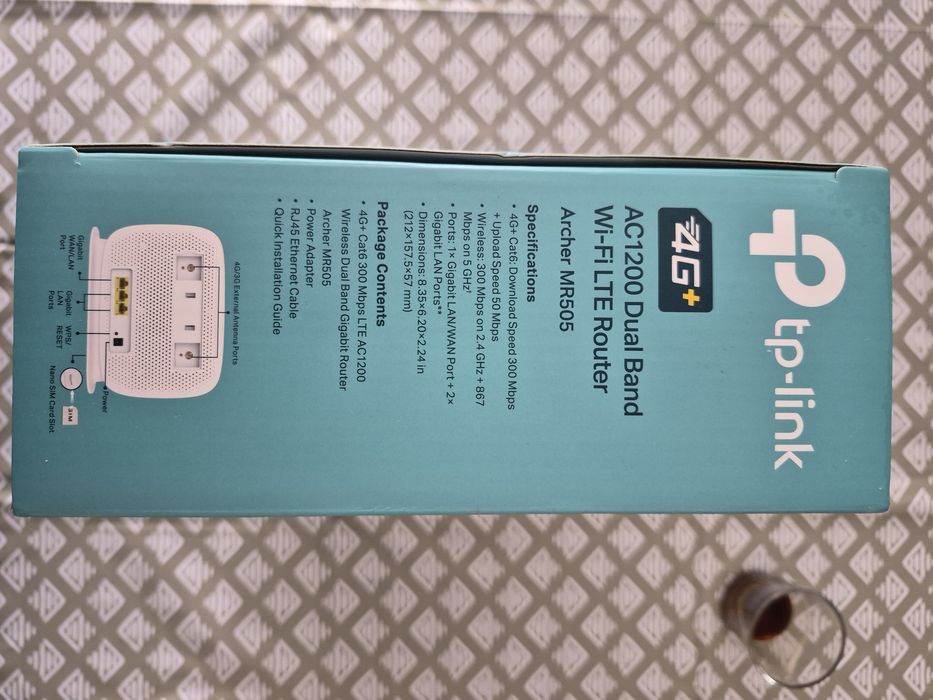 Tp Link Router Wifi LTE 4G+ Sim