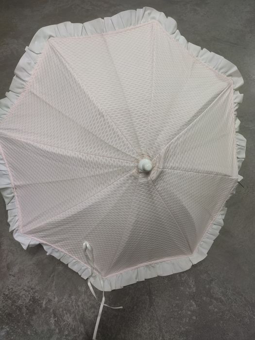 Sombrinha rosa para carrinho de passeio