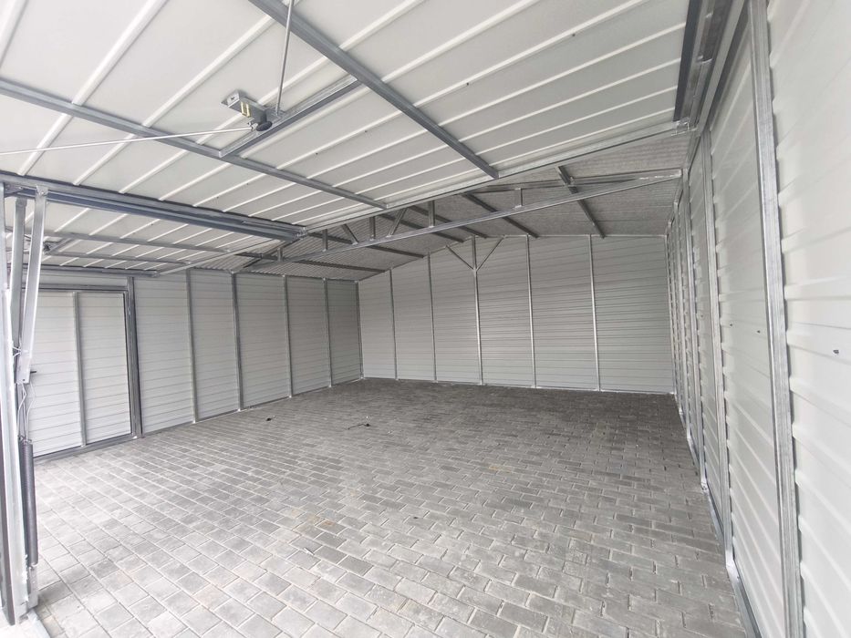 Garaż blaszany PREMIUM 9x6m*profil ocynkowany*KUJAWSKO POMORSKIE *