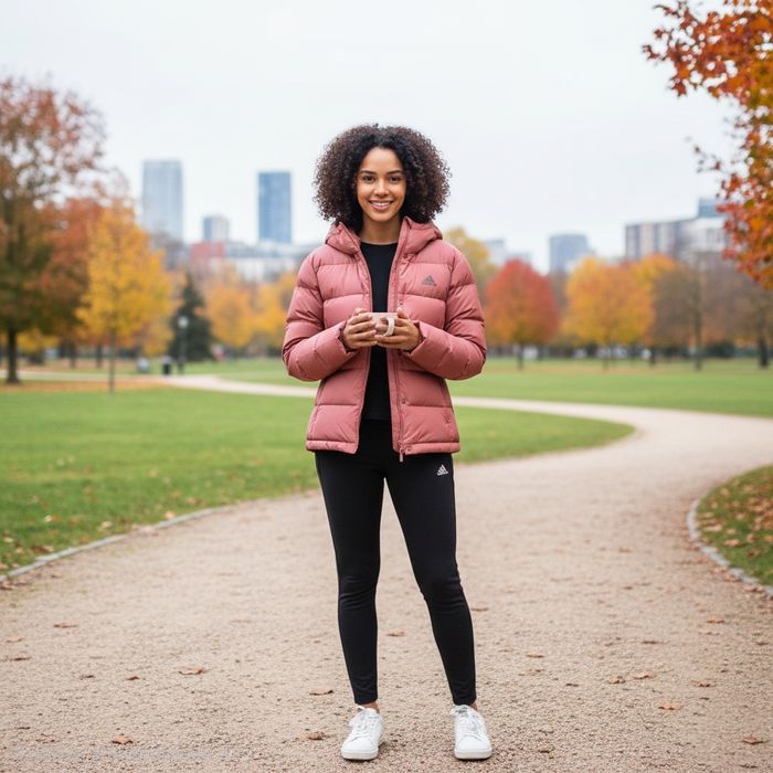 США! Теплий жіночий пуховик Adidas Helionic Hooded HG8745 Оригінал! XS