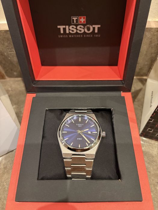 Relogio Tissot PRX Azul escuro