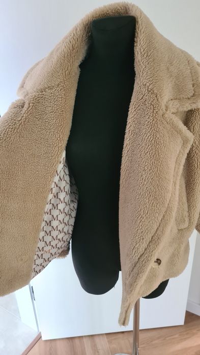 Futro miś teddy Max Mara baranek