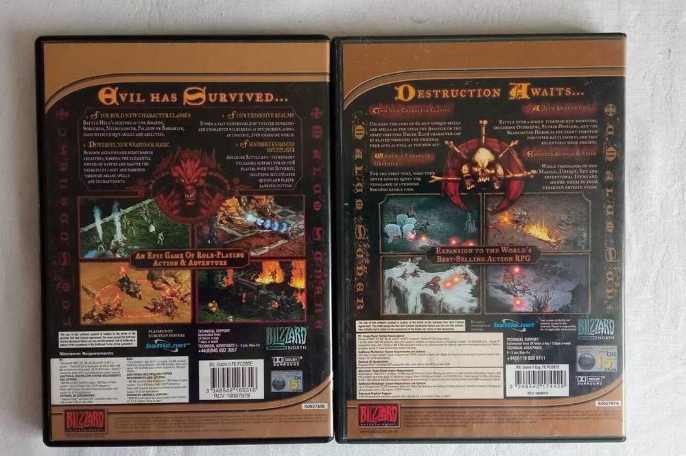 Diablo + Diablo 2 + Diablo LoD Лицензия