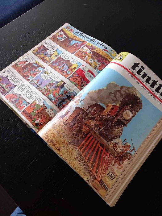 Tintin - Revistas em volumes encadernados - 7 - Ano 4 - 1 º vol.