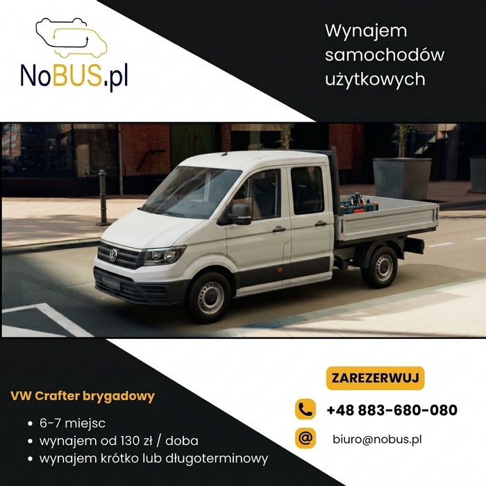 [NoBus] • BUS 7 9 Wypożyczalnia busów BRYGADÓWKA dla firm Wynajem •