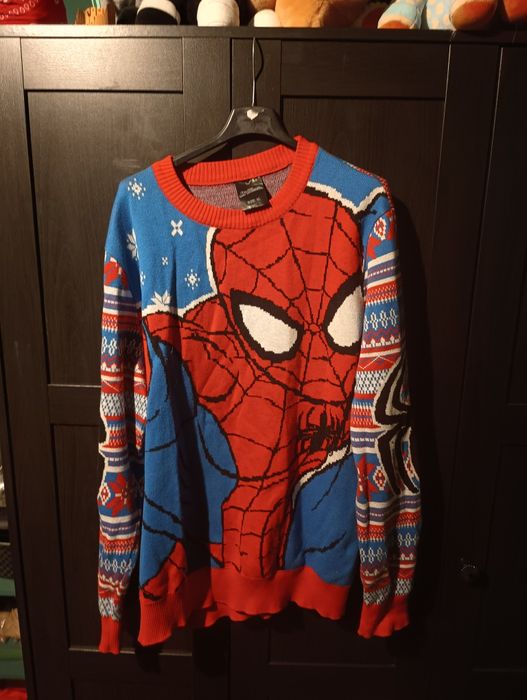 Spiderman sweter marvel