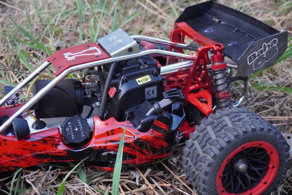 Carro RC 1:5 80KM/h Gasolina 2 Tempos 29cc ROFUN BAHA 5B