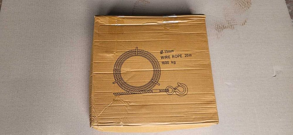 Стальной трос 11мм с крюком для МТМ