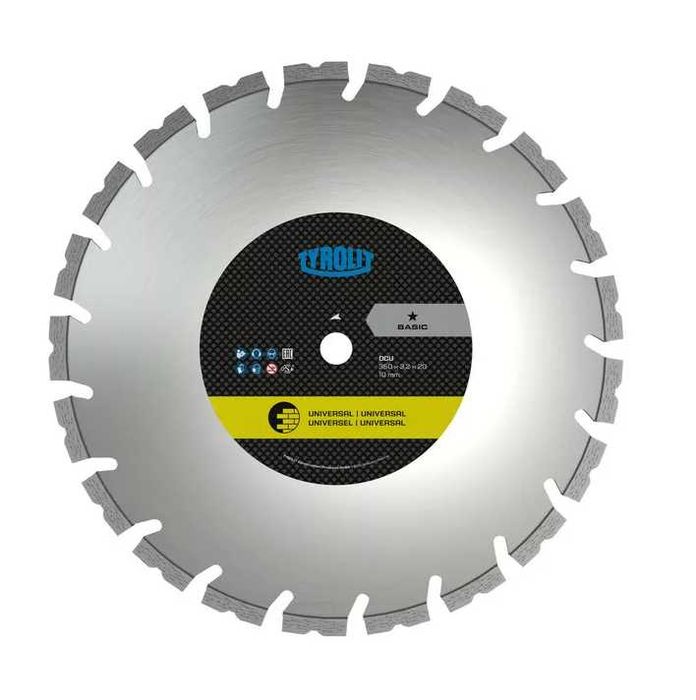 Tarcza diamentowa Tyrolit Basic DCU 350 mm do przecinarek do betonu