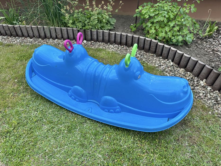 Hippo bujak dla dzieci wieloosobowy zabawka niebieski