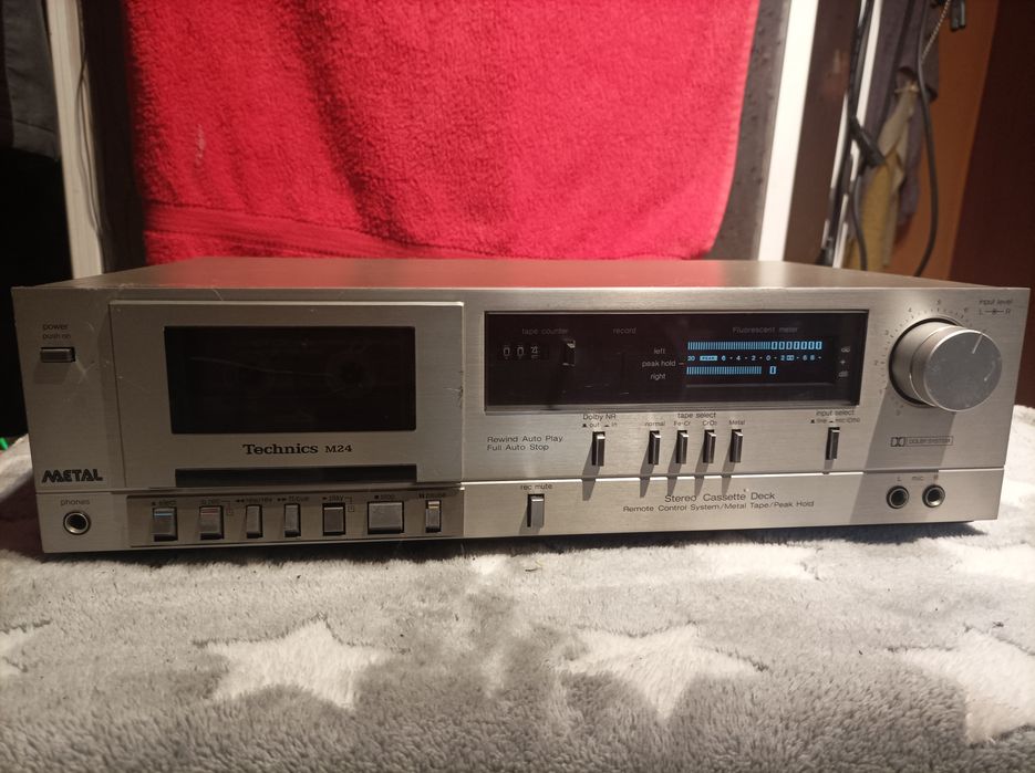 Japan! Vintage.Deck/magnetofon Technics RS-M24.Tanio!
