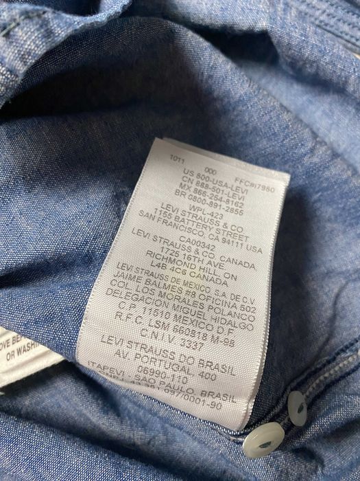 LEVIS r.L oryginalna koszula bawełniana męska stan BDB
