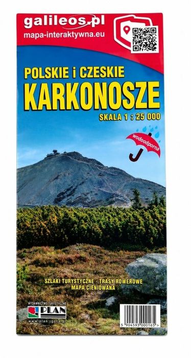 Mapa turyst. Polskie i Czeskie Karkonosze 1:25/000 praca zbiorowa Rok