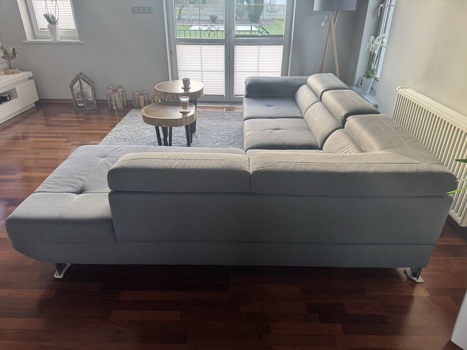 Narożnik z funkcja spania