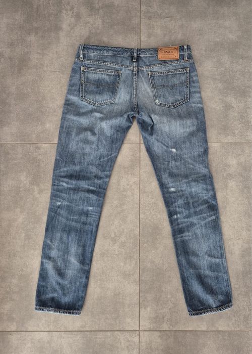 Ralph Lauren jeansy damskie rozmiar 27 spodnie jeansowe z rozdarciami