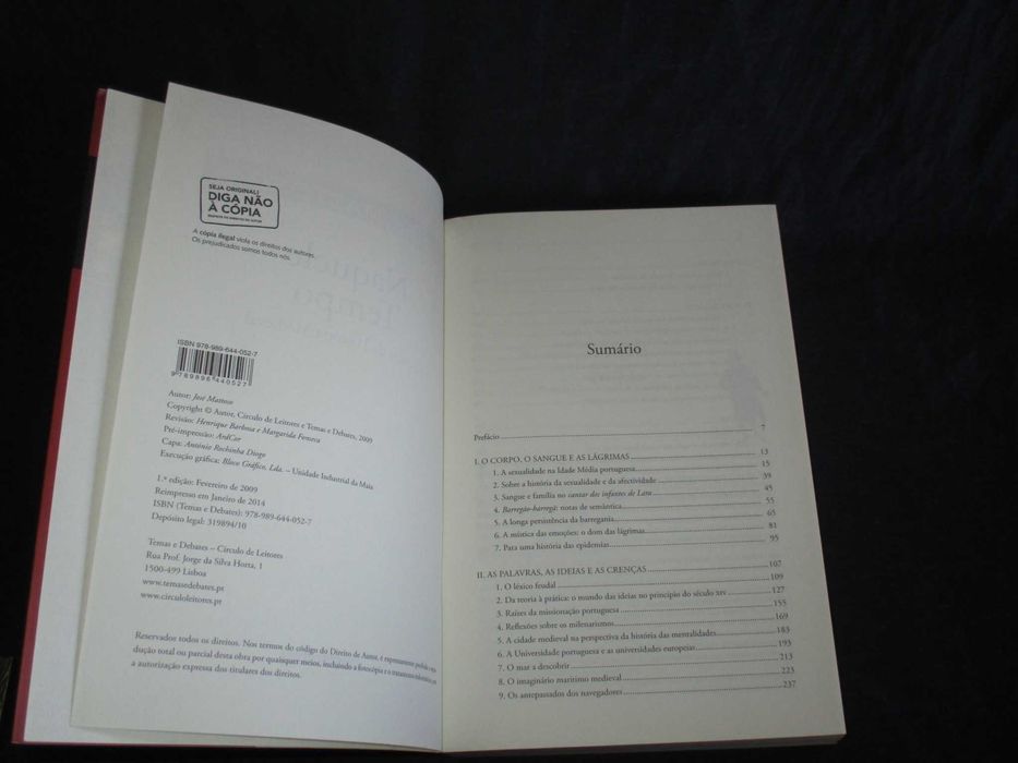 Livro Naquele Tempo Ensaios de História Medieval José Mattoso