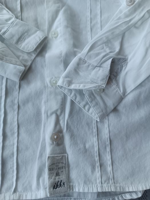 Elegancka biała koszula z długim rękawem rozm. 68