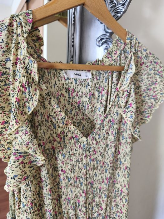 Vestido floral ,Mango