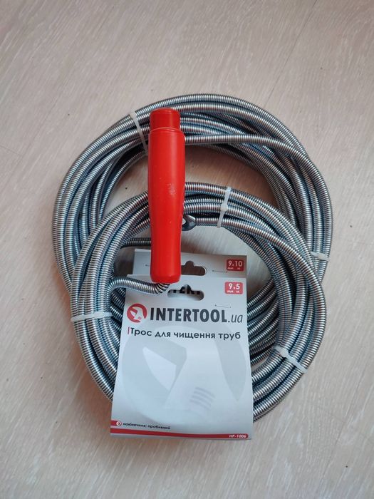 Трос сантехнический для чистки труб  5 м. 10 м