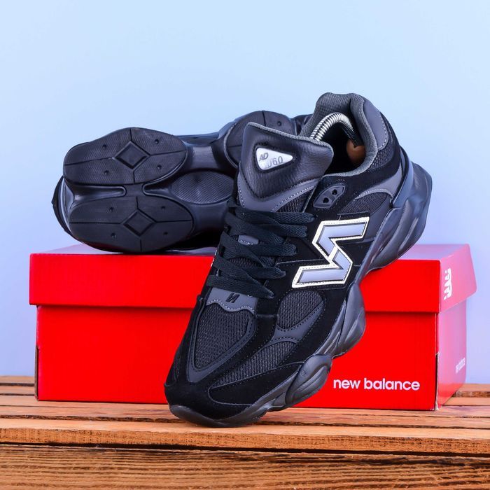 (2254) Кросівки у стилі New Balance 9060 чорні (40-45) nb нб