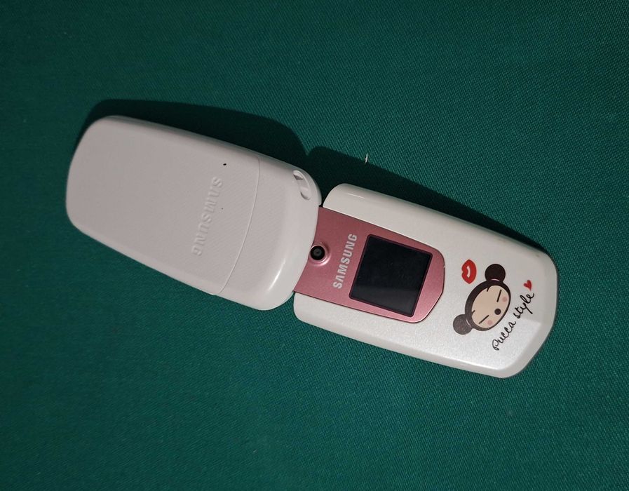 Raro Telemovel Samsung E2210B Pucca + Caixa + Manuais - avariado