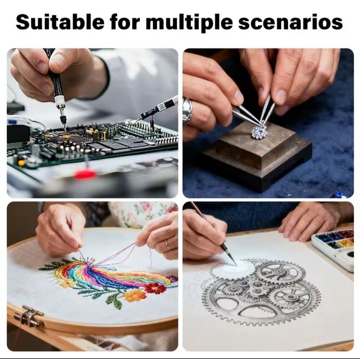 Новые увеличительные очки 8Х/15Х/23Х ювелир часовщик со светодиод