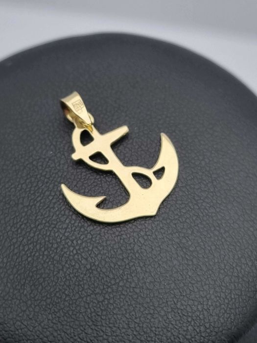 Złota Zawieszka Kotwica P585 14K 1,30G