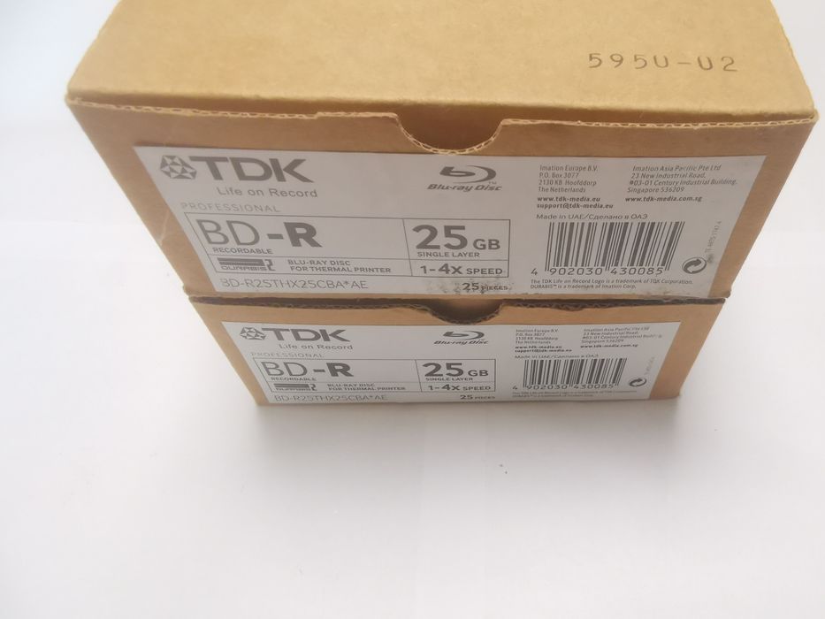 Płyty TDK Bd-r 25 GB Blu Ray 25 sztuk DPD