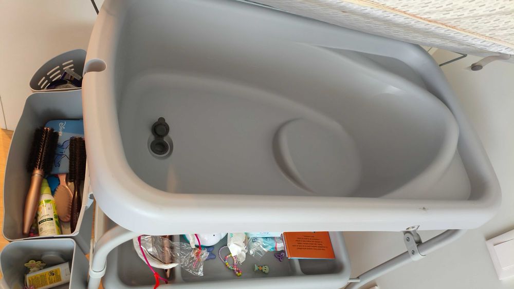 Banheira com Trocador Chicco Cuddle & Bubble