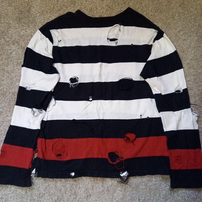 Mastermind distressed Long sleeve S/S 2003 "Grunge". Дуже рідкий лонг лонгслів