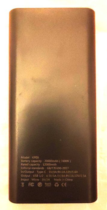 Powerbank 20.000mAh (OPORTUNIDADE)