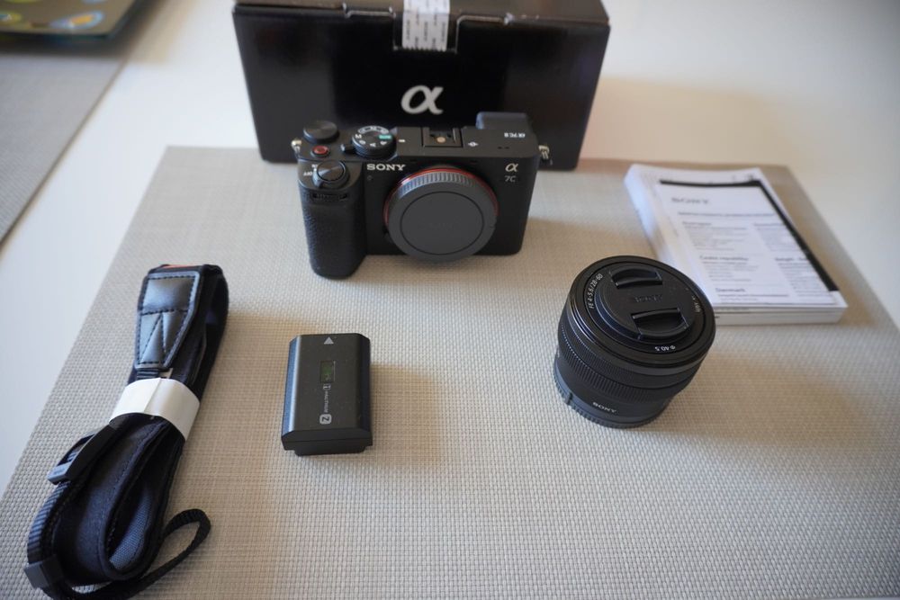 SONY A7CII com objetiva 28-45
